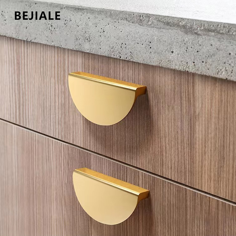 Furniture Rotating Hardware - 1PC Wardrobe Door Handle Semi-circle Pair