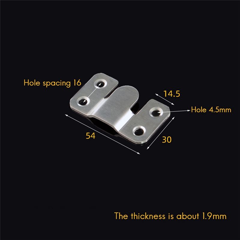 Furniture Interlocking Hardware - A50U Flush Mount Bracket,Photo Frame Hook