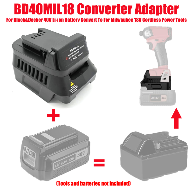 Black+Decker Tool Cordless - For Black&Decker 40V Batteries BD40MIL18 Battery