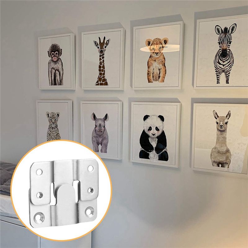 Furniture Interlocking Hardware - ABNQ Flush Mount Bracket,Photo Frame Hook