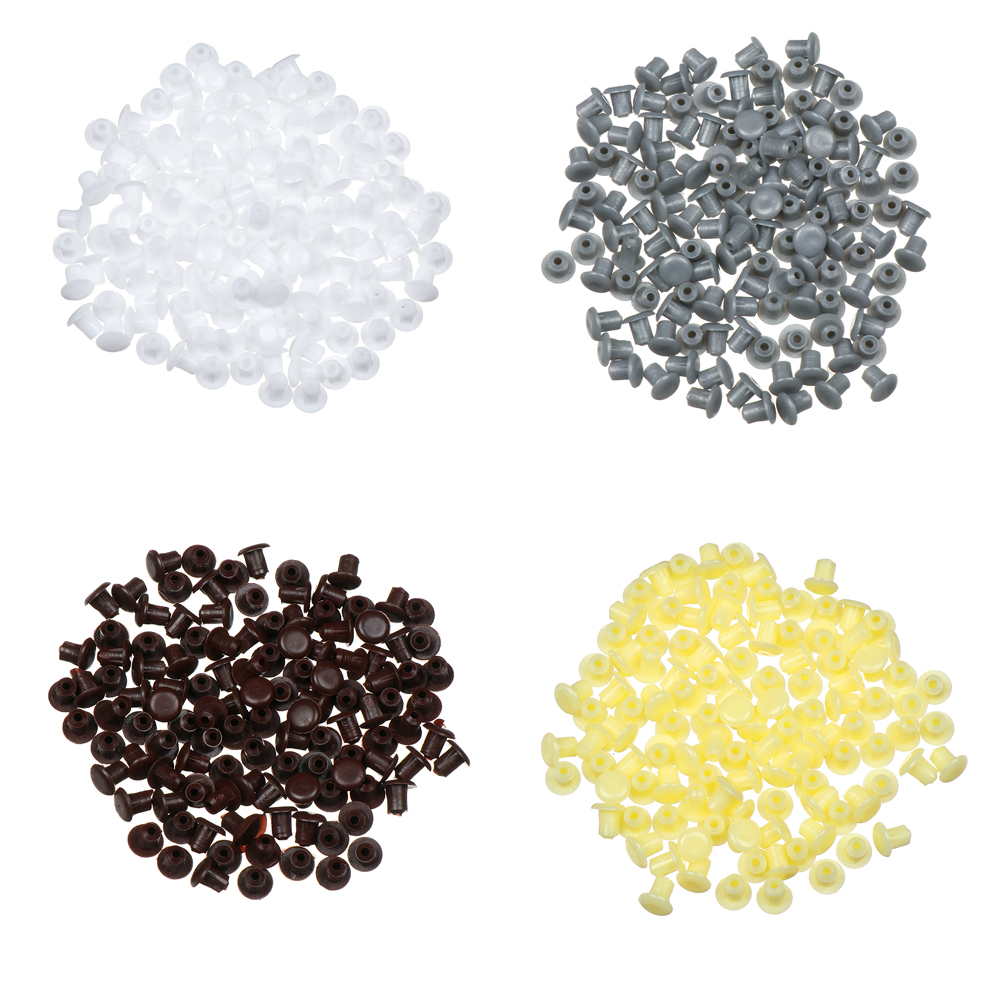 Furniture Hardware Covers - 100Pcs 5mm Plastic Decorative Hole Cap