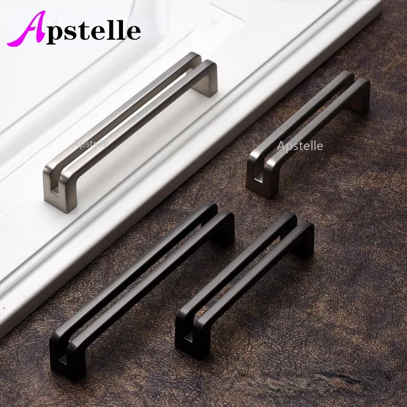 Furniture Rotating Hardware - New Chinese Double Handle Door Zinc