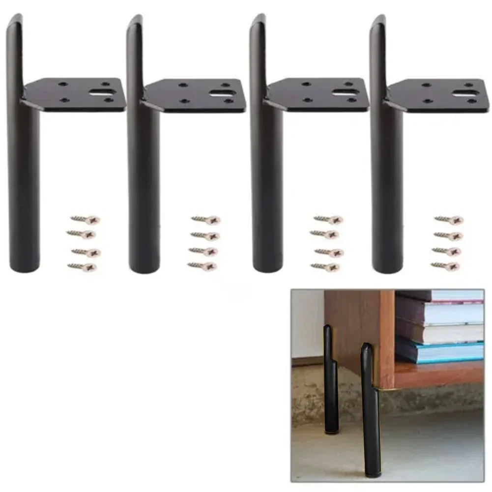 Furniture Hardware For Bed - 4pcs Metal Furniture Leg Adjustable Sofa