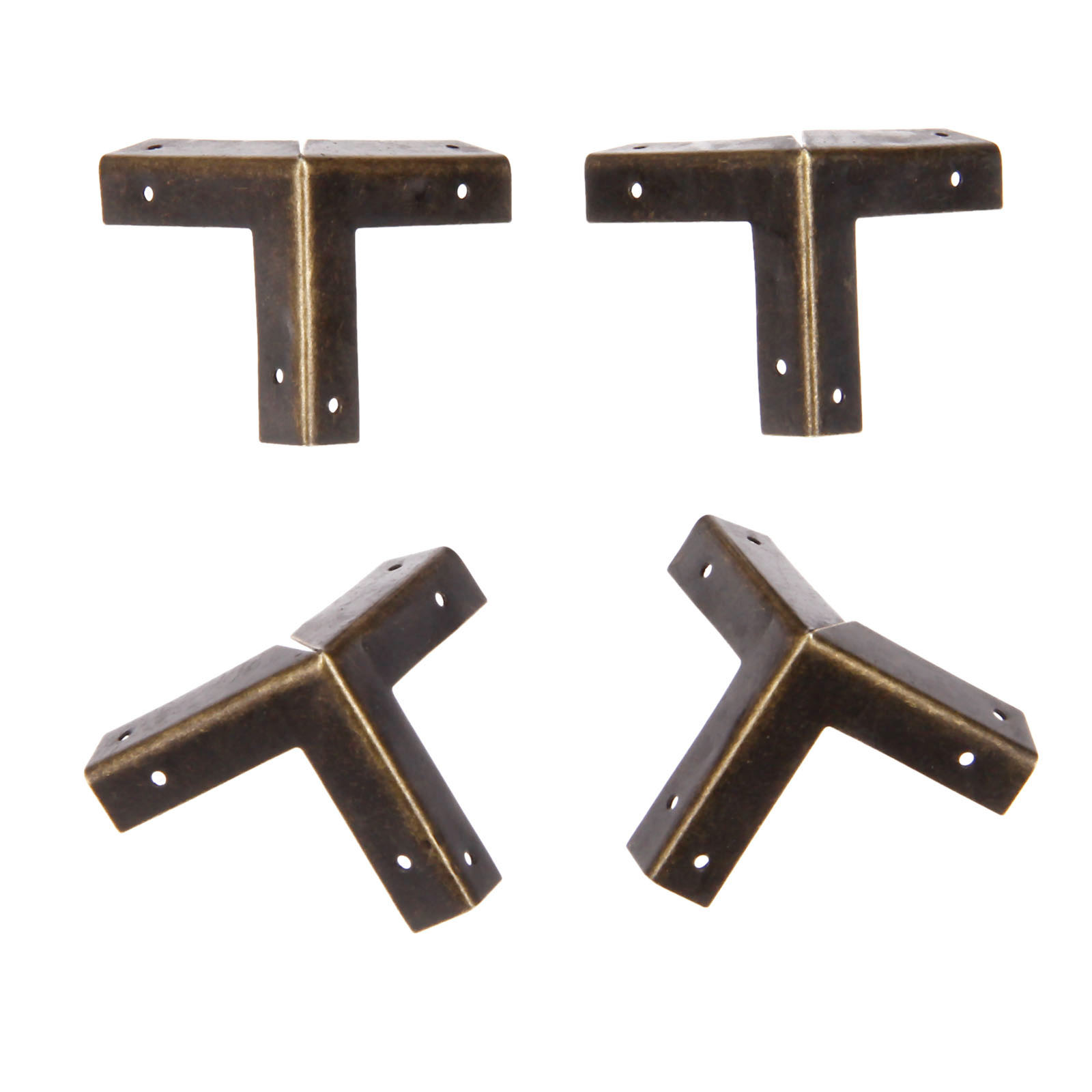 DRELD 4Pcs Antique Bronze Corn - Furniture Hardware Covers ulasan dan harga