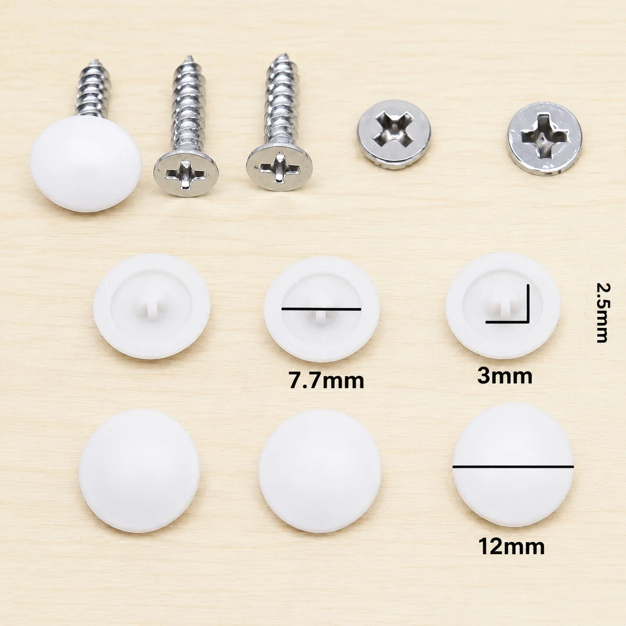 100Pcs Self-tapping Screws Dec - Furniture Hardware Covers ulasan dan harga
