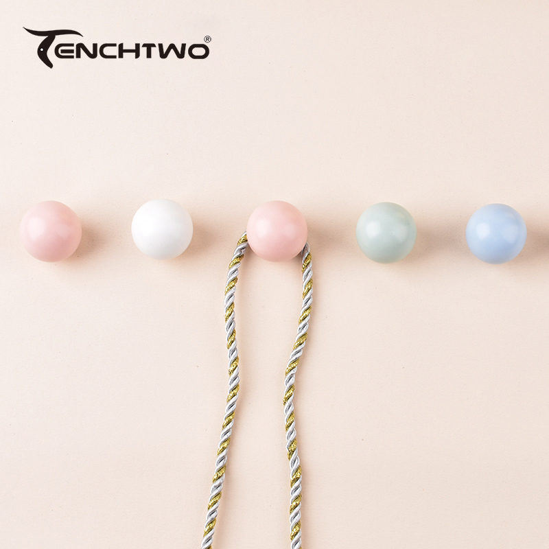 Round Ceramic Hook Clothes Han - Cabinet Knob Round ulasan dan harga