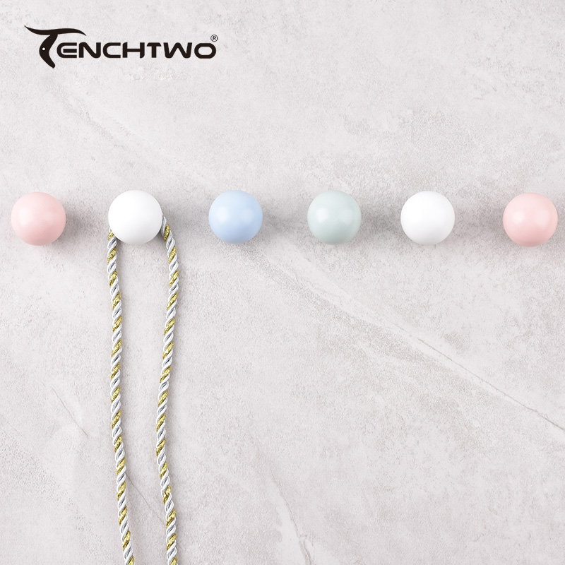 Round Ceramic Hook Clothes Han - Cabinet Knob Round ulasan dan harga