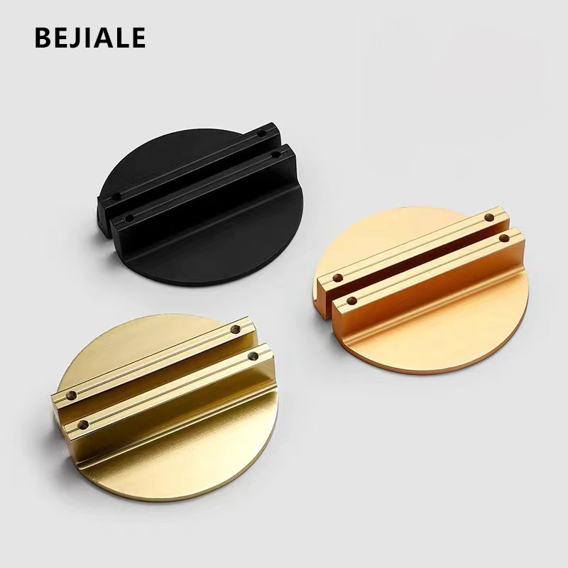 1PC Wardrobe Door Handle Semi- - Furniture Rotating Hardware ulasan dan harga