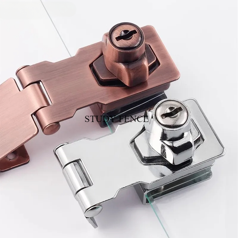 Non Punched Glass Door Lock St - Furniture Hardware Stores ulasan dan harga