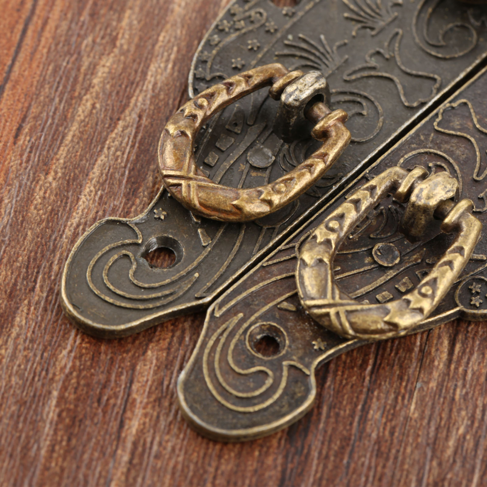 1PC Antique Box Latch Hasp Vin - Furniture Hardware Tools ulasan dan harga
