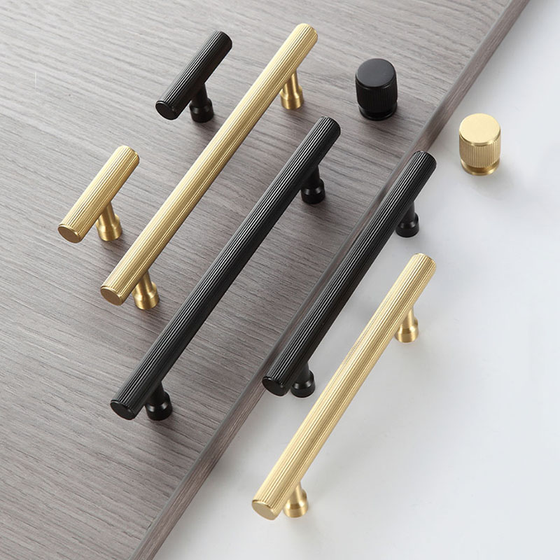 Gold Black Brass Handle with S - Furniture Rotating Hardware ulasan dan harga