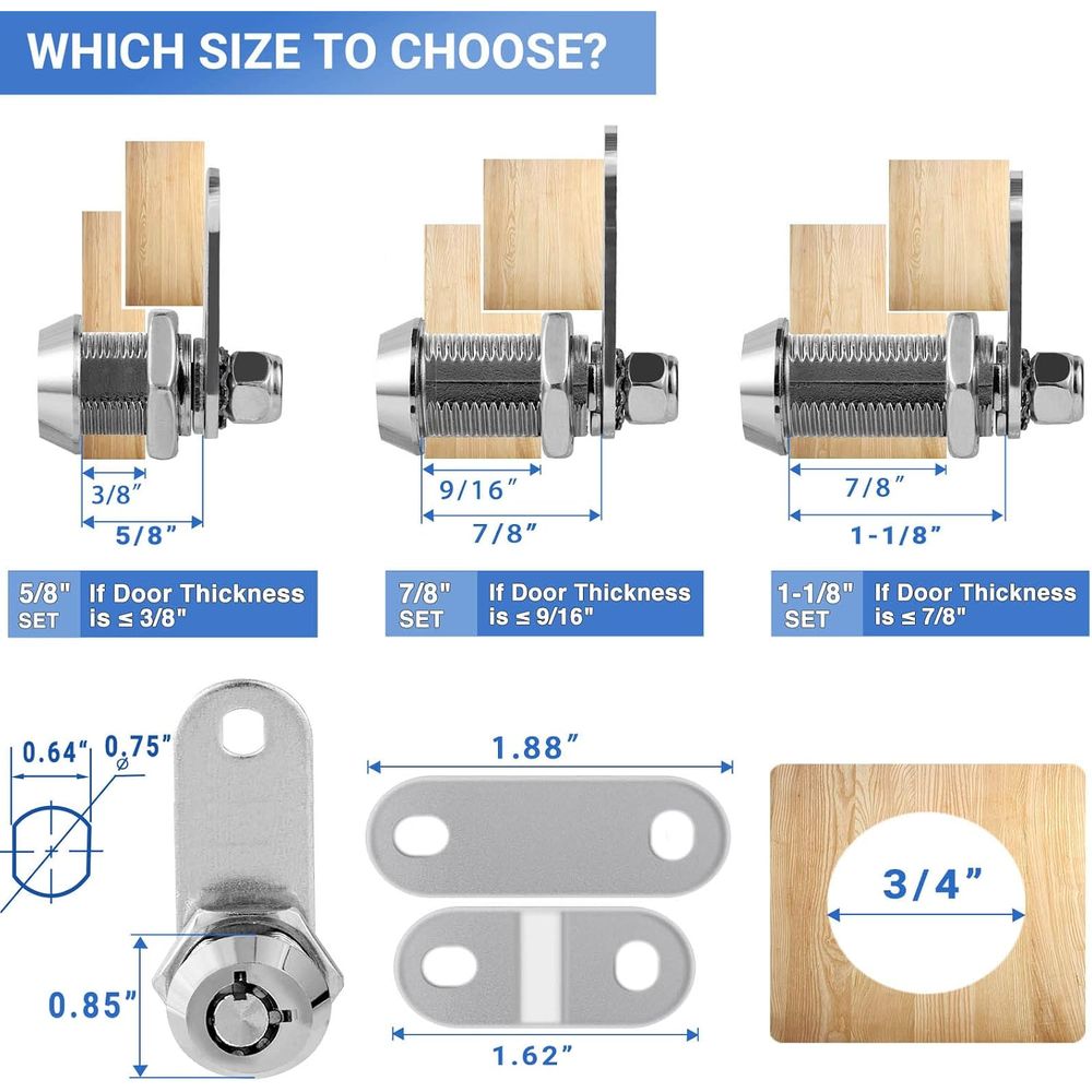 RV Storage Locks - Keyed Alike - Cabinet Lock Key ulasan dan harga