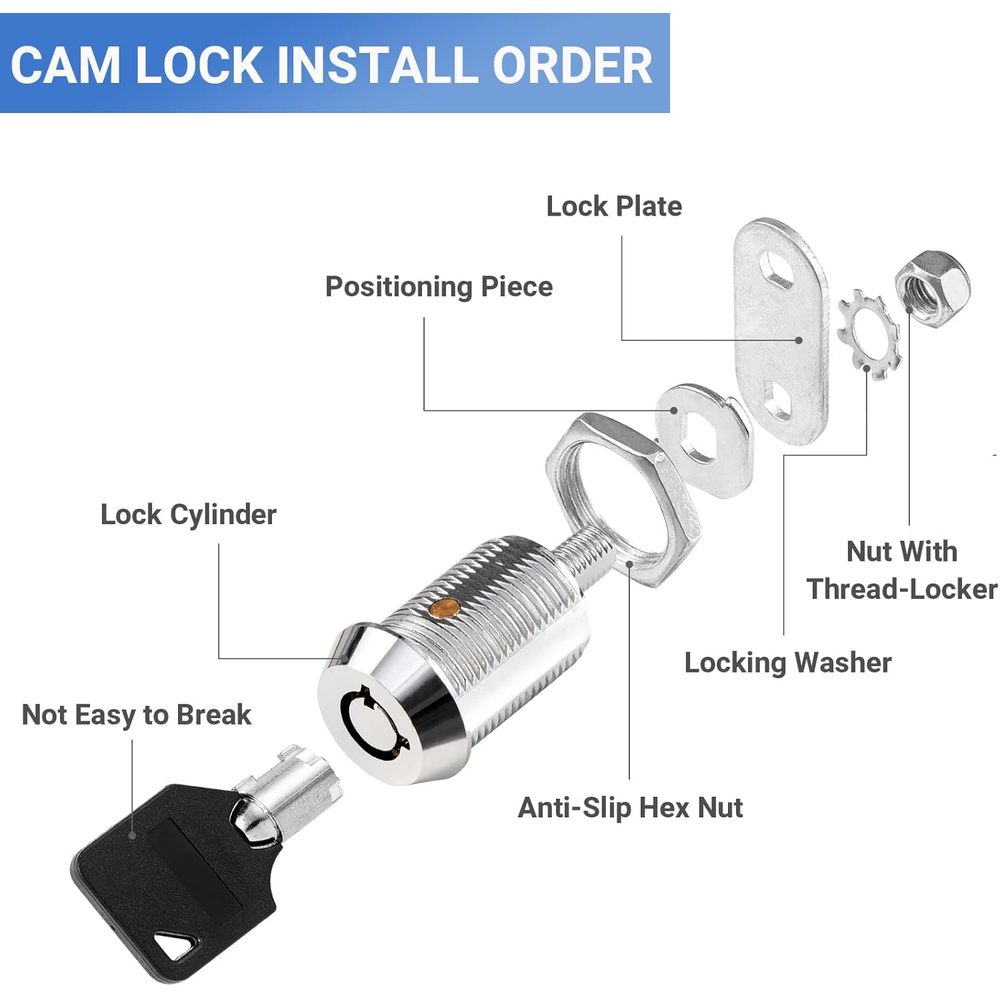 RV Storage Locks - Keyed Alike - Cabinet Lock Key ulasan dan harga