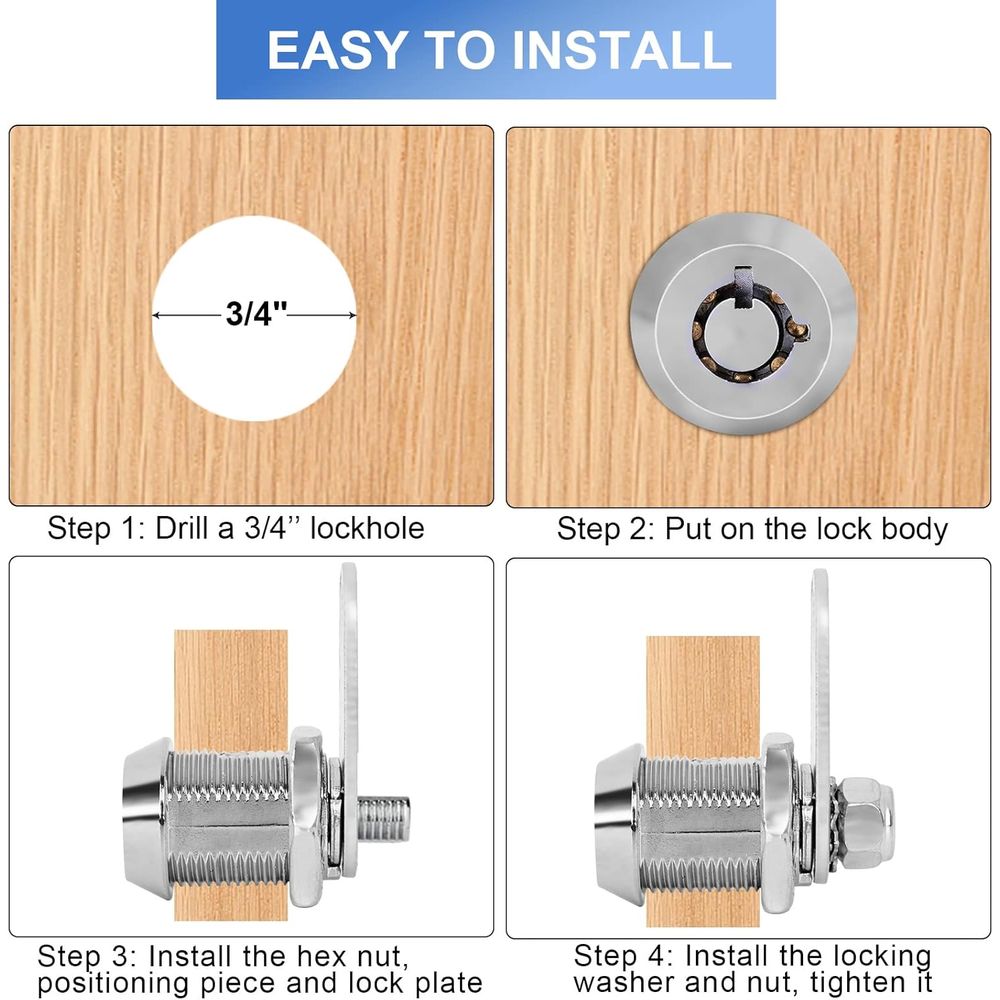 RV Storage Locks - Keyed Alike - Cabinet Lock Key ulasan dan harga