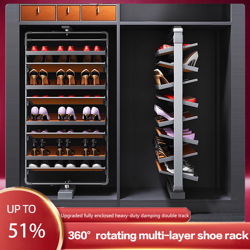 Rotating Shoe Rack 360-Degree  - Furniture Rotating Hardware ulasan dan harga