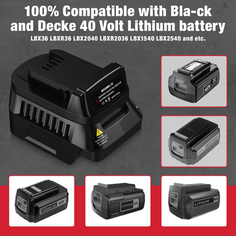 For Black&Decker 40V Batteries - Black+Decker Tool Cordless ulasan dan harga