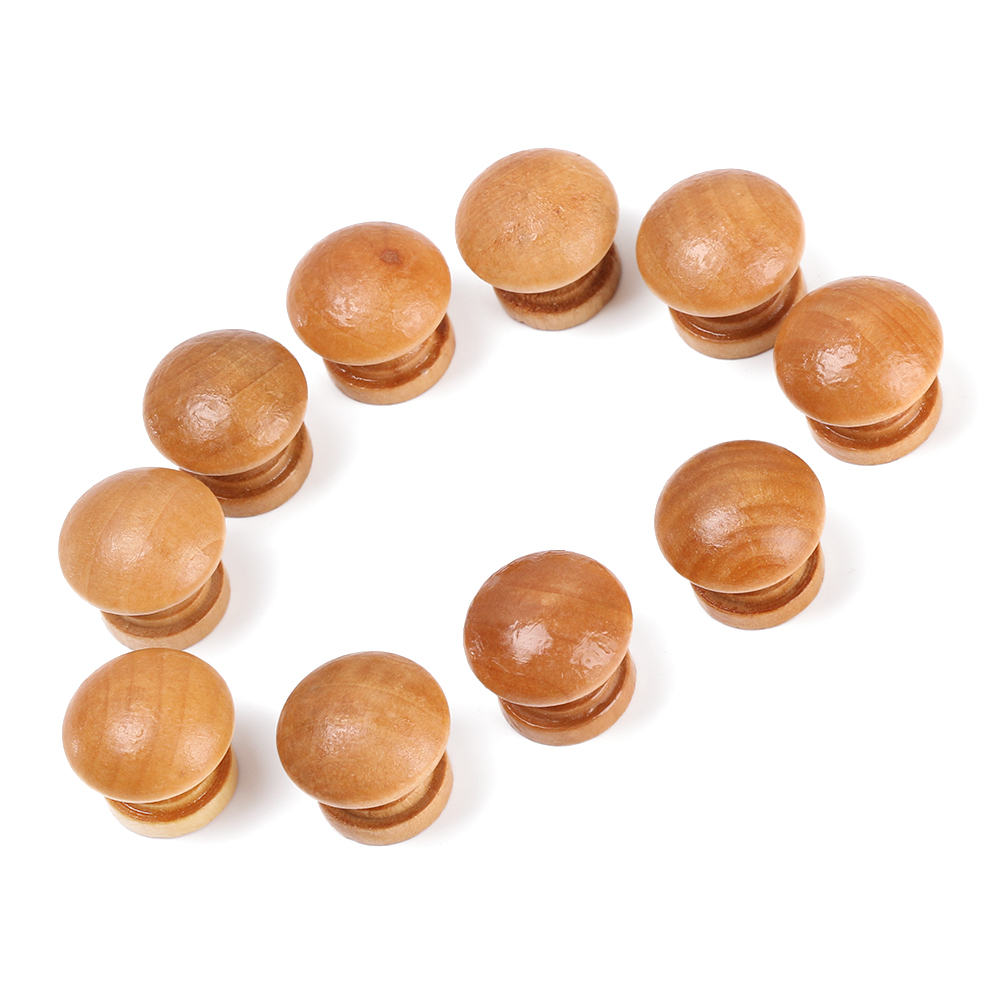 10pcs/Lot Round Shape Natural  - Cabinet Knob Round ulasan dan harga