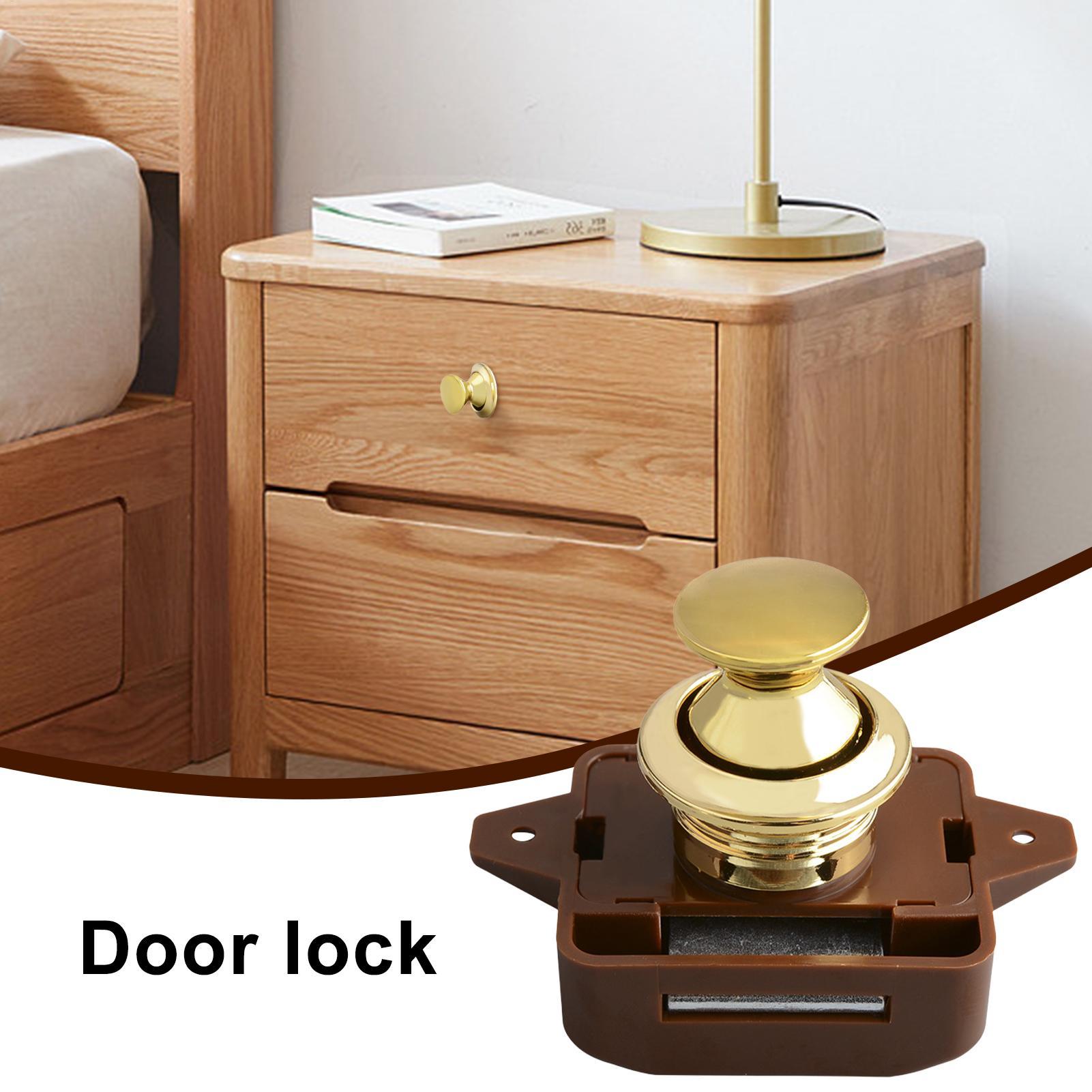 Keyless RV Push Cabinet Lock P - Furniture Hardware Tools ulasan dan harga