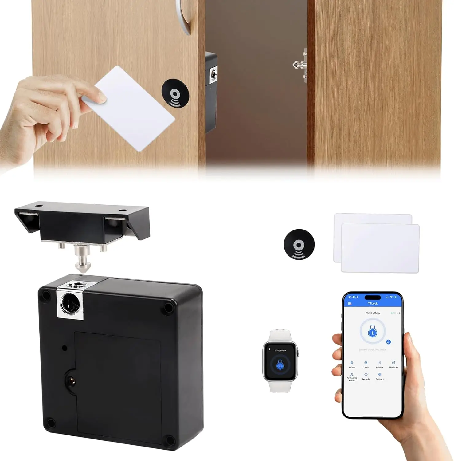 Mobile phone NFC smart locker  - Furniture Hardware Tools ulasan dan harga
