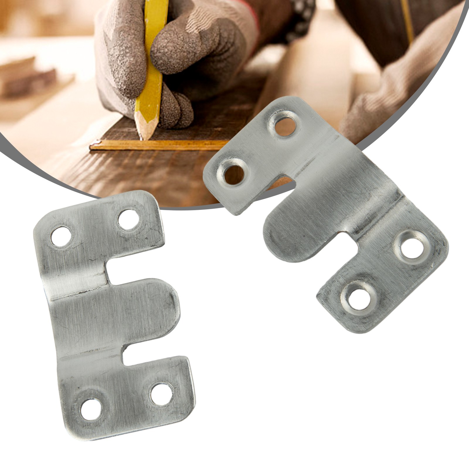 10PCS Heavy Duty Picture Frame - Furniture Interlocking Hardware ulasan dan harga