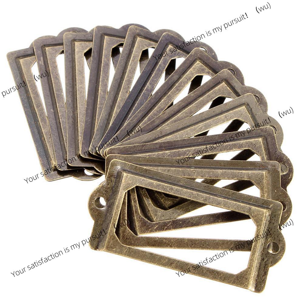 12Pcs antique brass metal labe - Furniture Hardware Business ulasan dan harga