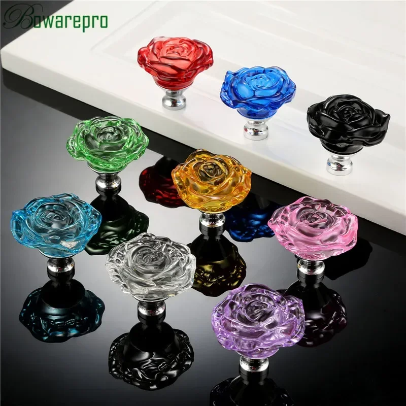 bowarepro 50MM Crystal Rose Gl - Cabinet Knob Round ulasan dan harga