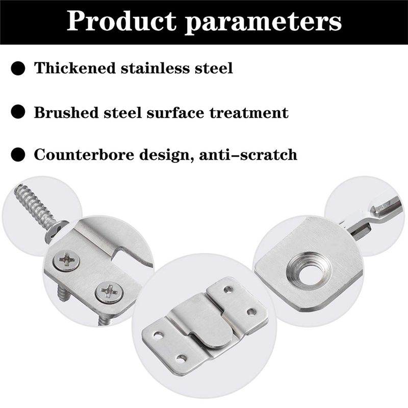 ABNQ Flush Mount Bracket,Photo - Furniture Interlocking Hardware ulasan dan harga