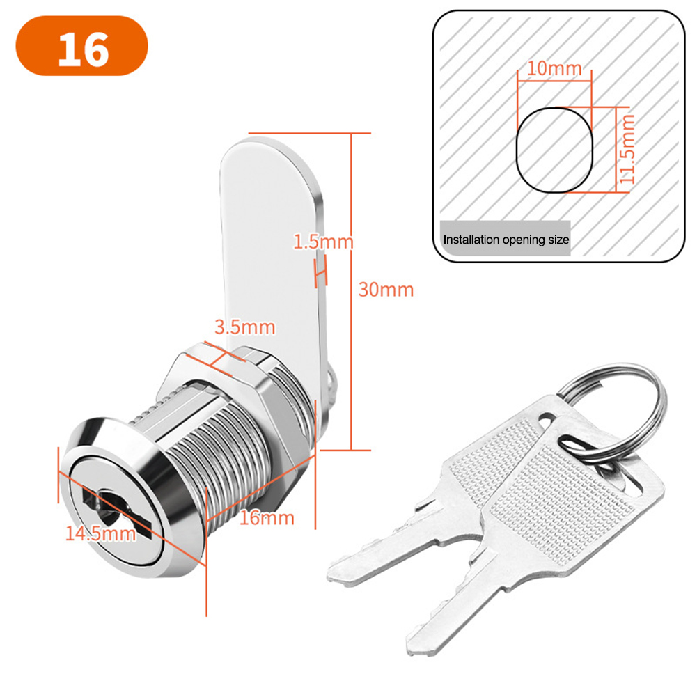 Cam Lock For Mailbox File Cabi - Cabinet Lock Key ulasan dan harga