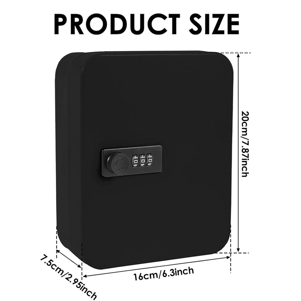Black Security Key Case with a - Cabinet Lock Key ulasan dan harga