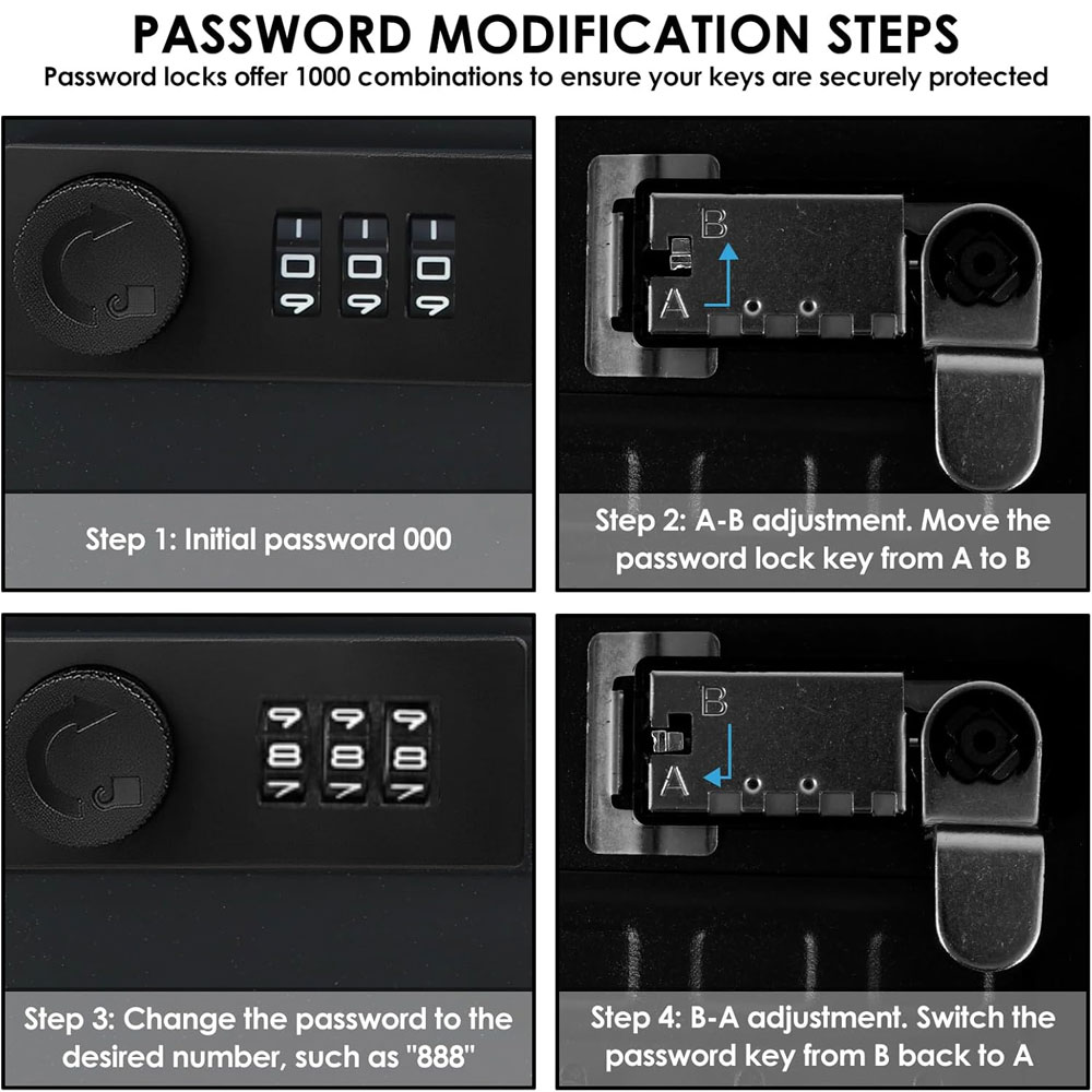 Black Security Key Case with a - Cabinet Lock Key ulasan dan harga