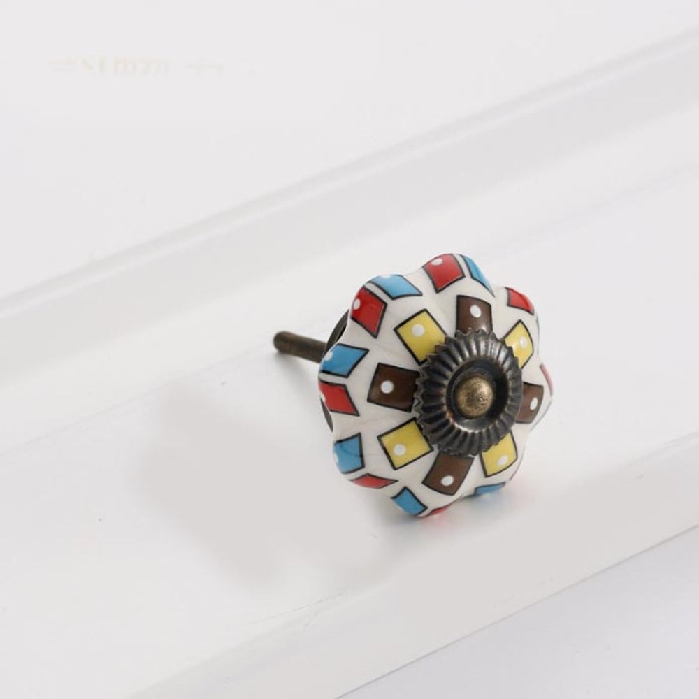 Retro Single Hole Ceramic Pump - Cabinet Knob Round ulasan dan harga