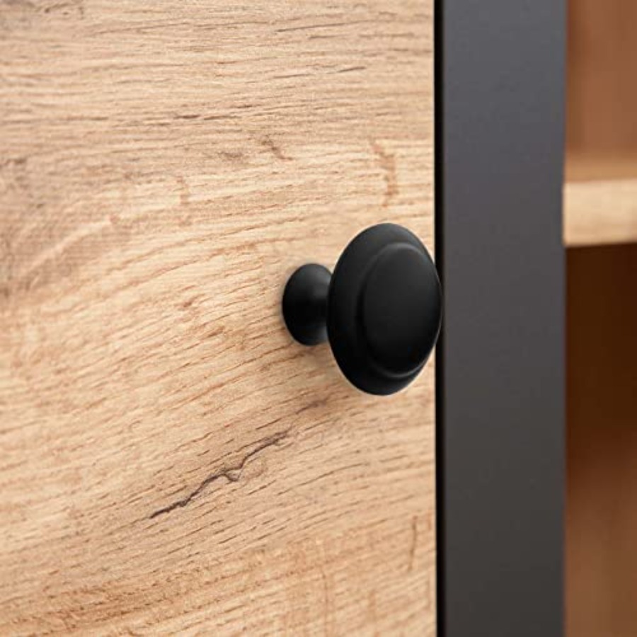 12 Pack Black Round Cabinet Ha - Cabinet Knob Round ulasan dan harga