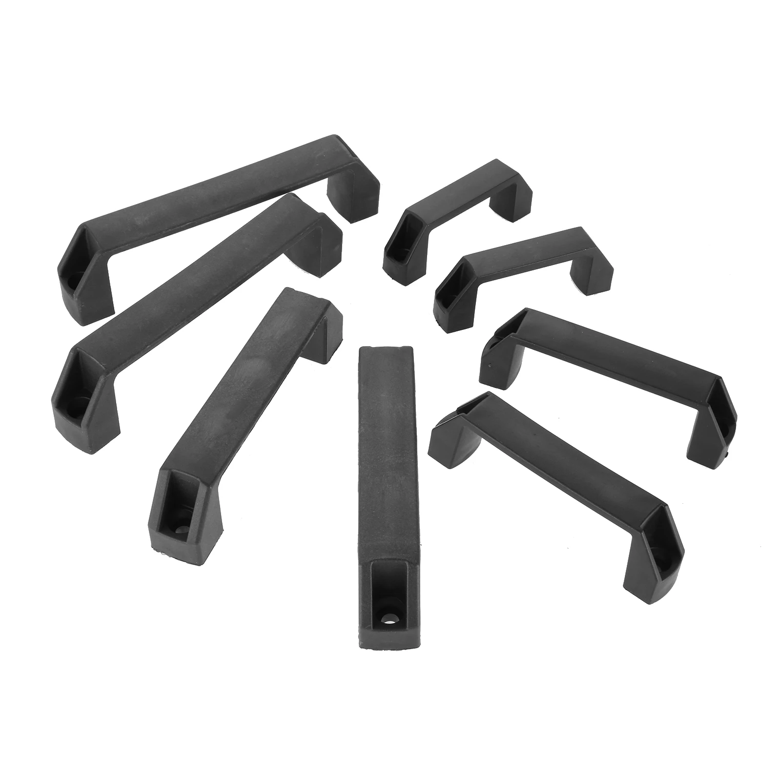 2Pcs Plastic Black Furniture H - Furniture Rotating Hardware ulasan dan harga