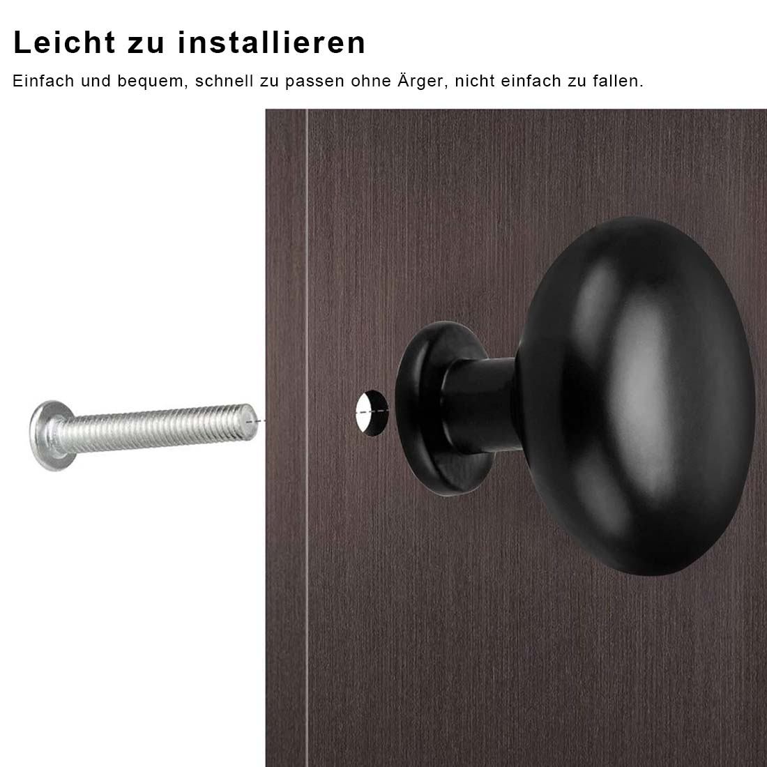5PCS Aluminum Kitchen Cupboard - Cabinet Knob Round ulasan dan harga