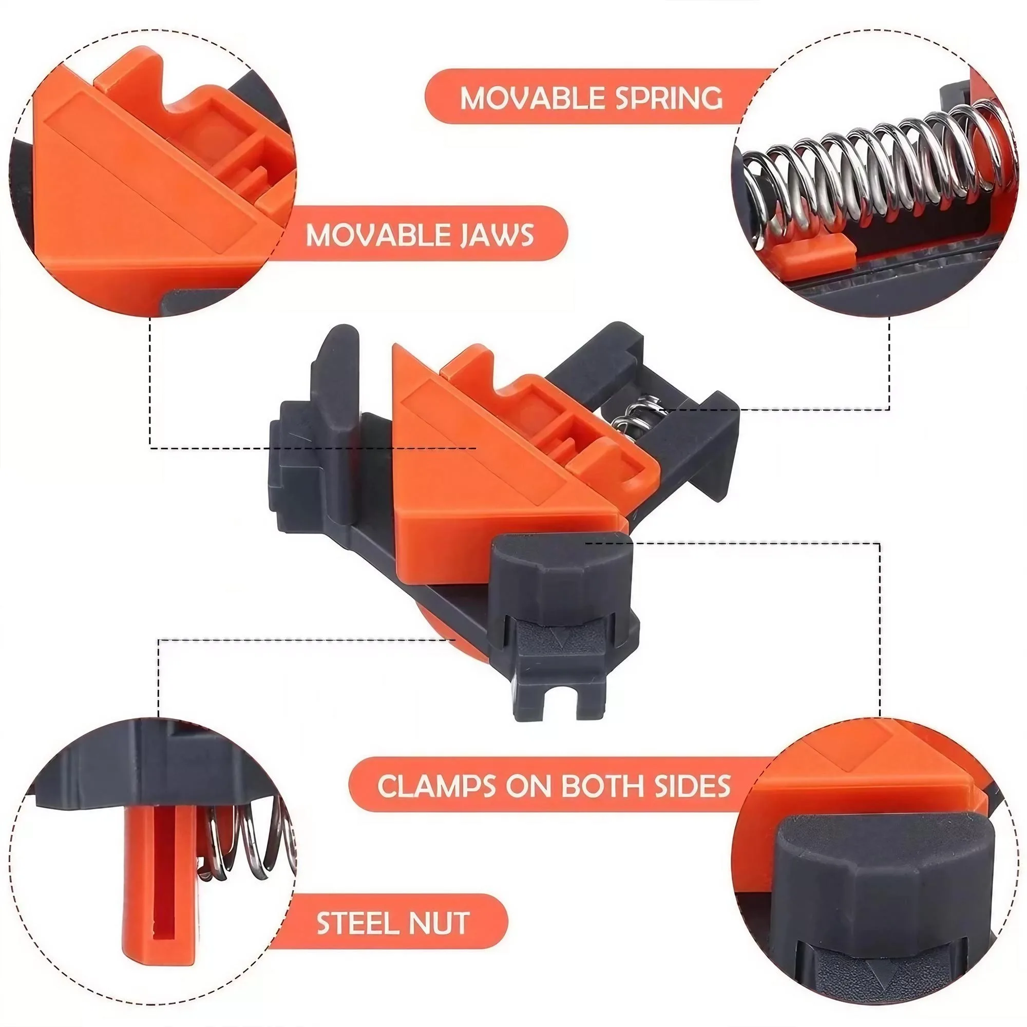 Premium 90 Degree Right Angle  - Furniture Hardware Tools ulasan dan harga