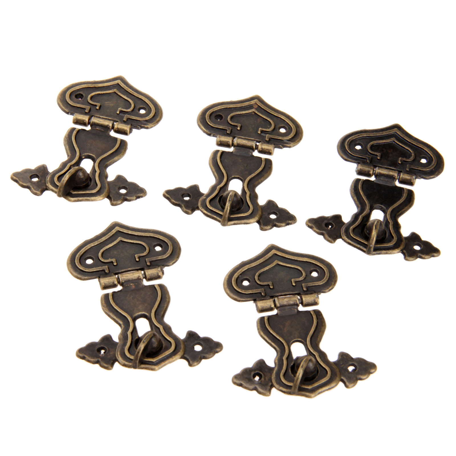 5Pcs 63x47mm Antique Metal Loc - Furniture Hardware Tools ulasan dan harga