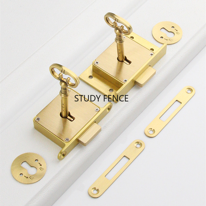 1PC Antique Metal Drawer Lock  - Cabinet Lock Key ulasan dan harga