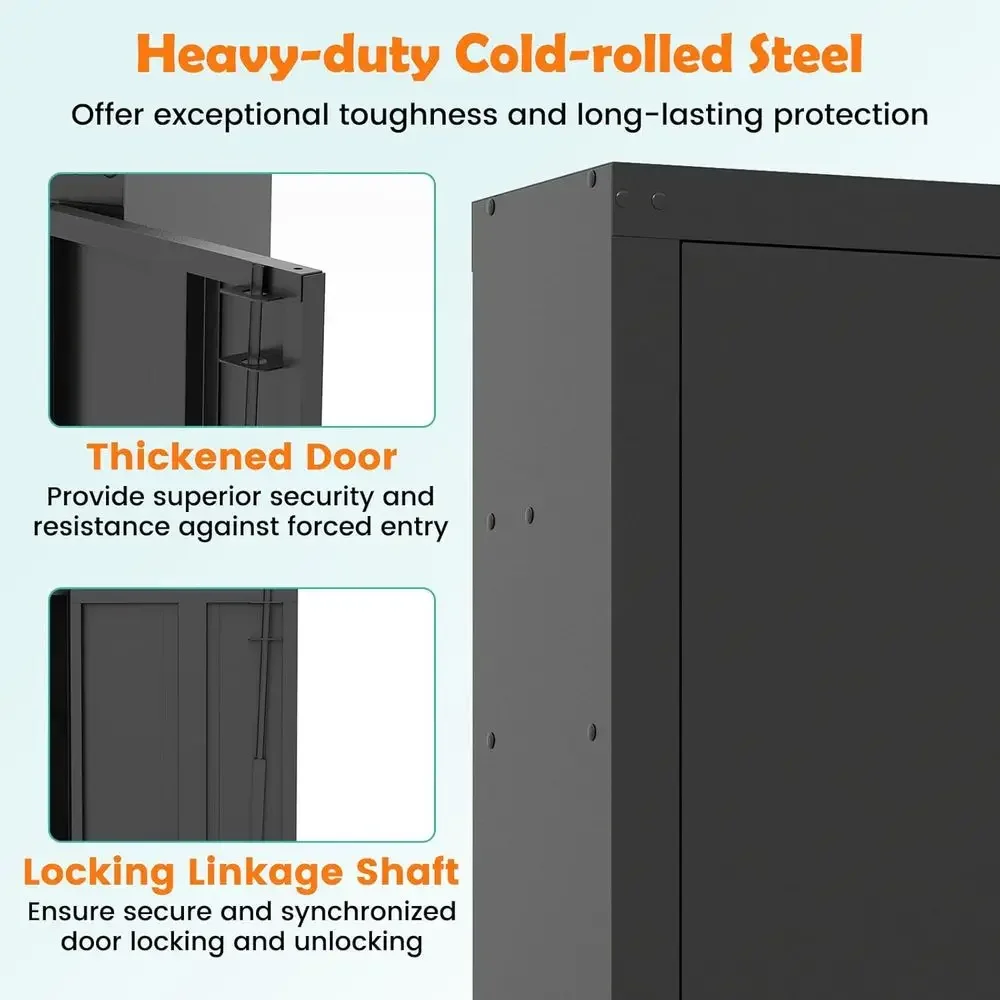 Secure Long Gun Storage Cabine - Cabinet Lock Key ulasan dan harga