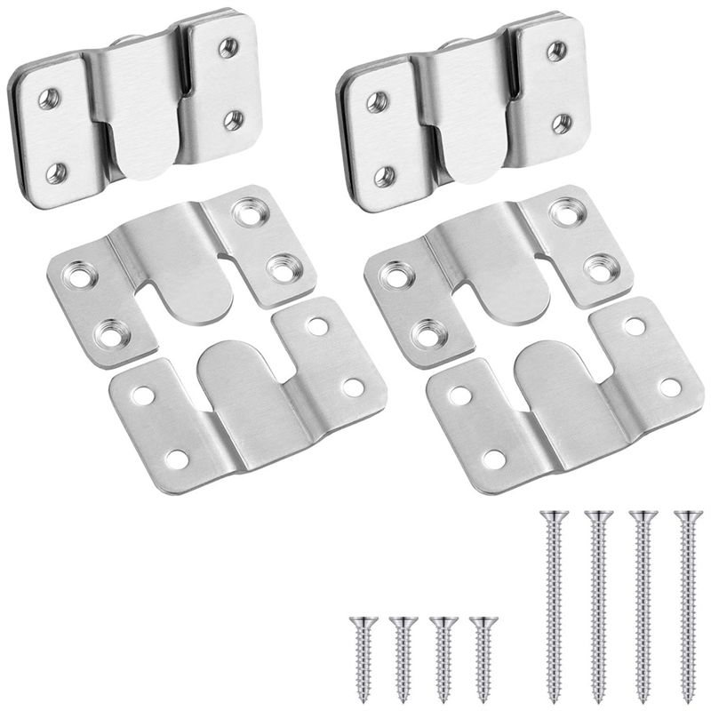 AA390~Flush Mount Bracket,Phot - Furniture Interlocking Hardware ulasan dan harga