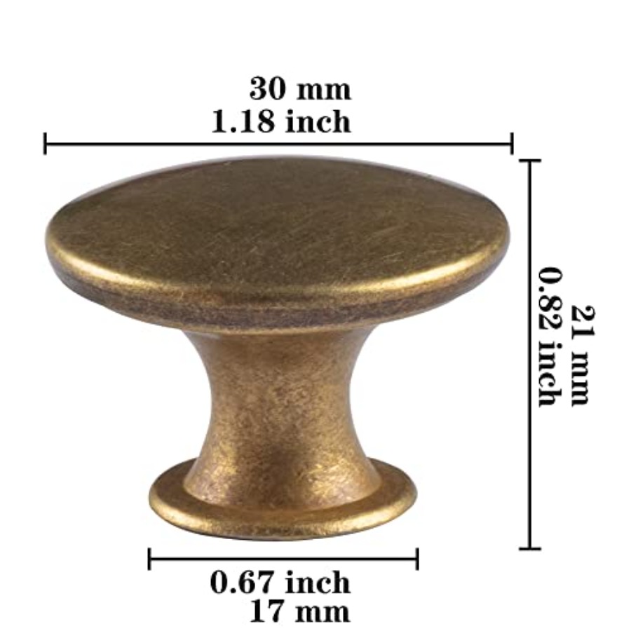6 Pack Round Kitchen Cabinet K - Cabinet Knob Round ulasan dan harga
