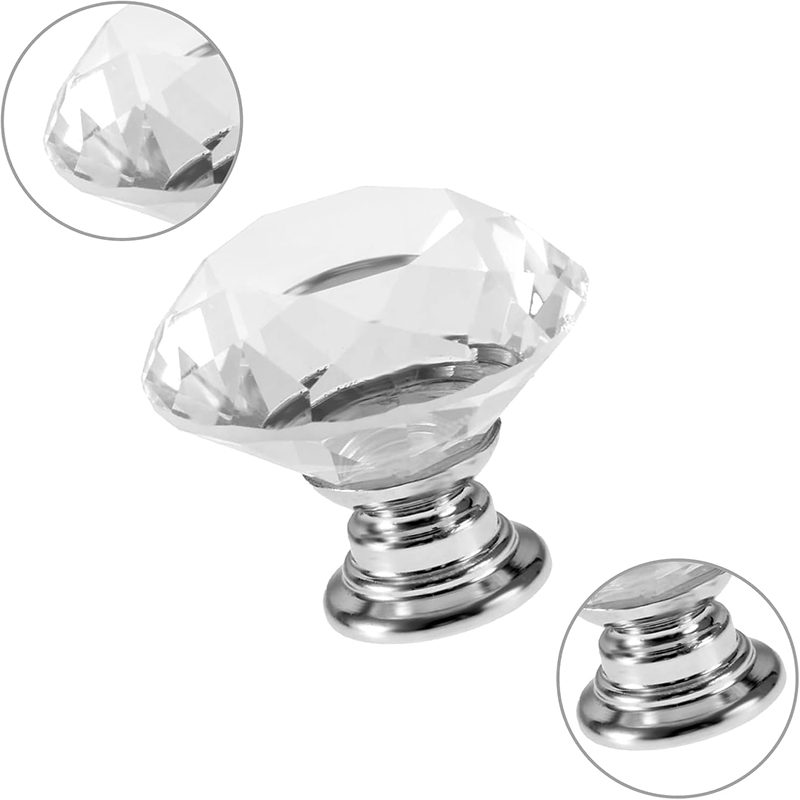 6Pcs Cabinet Knob with Screws  - Cabinet Knob Round ulasan dan harga