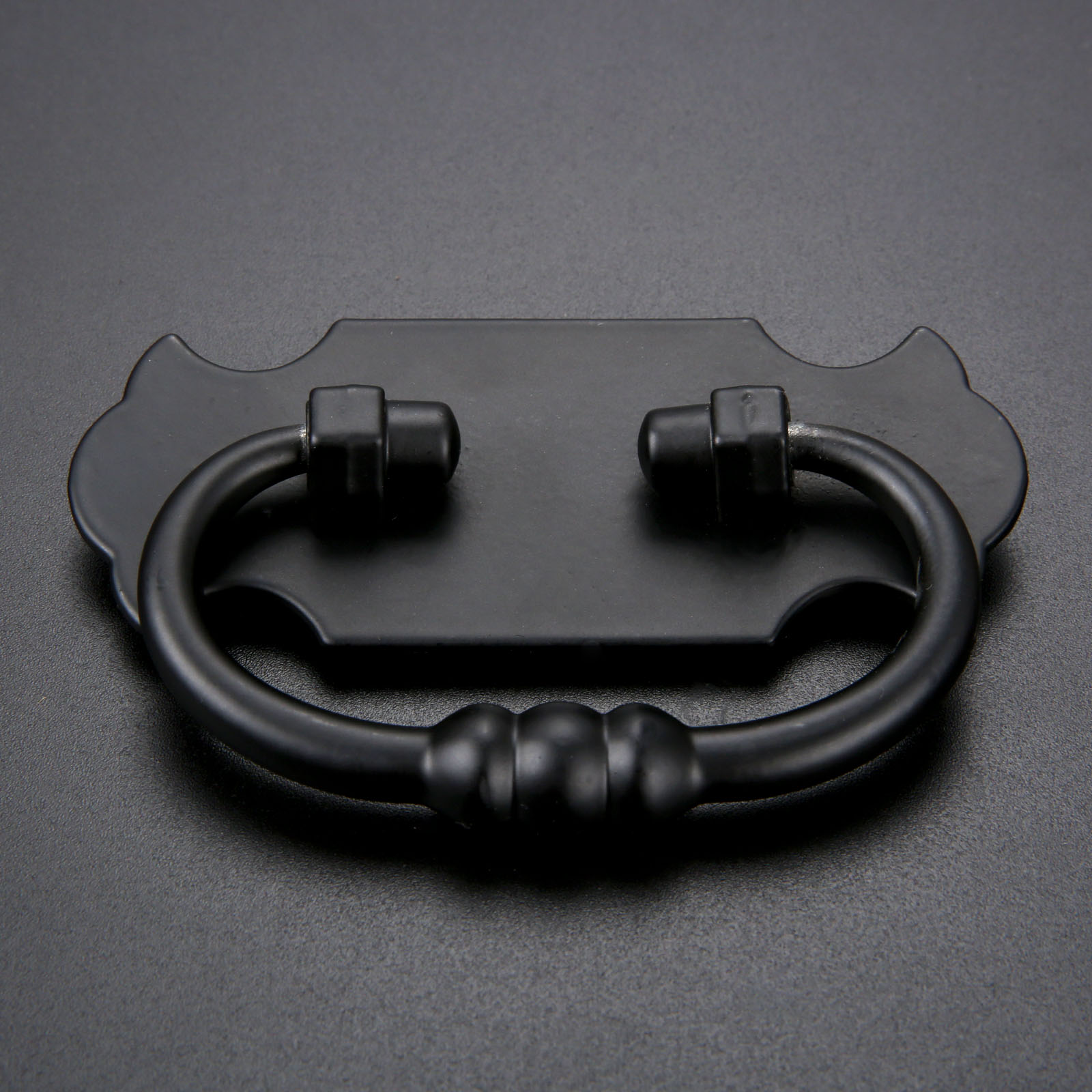 1Pc  88*56mm Black Handle Zinc - Furniture Rotating Hardware ulasan dan harga