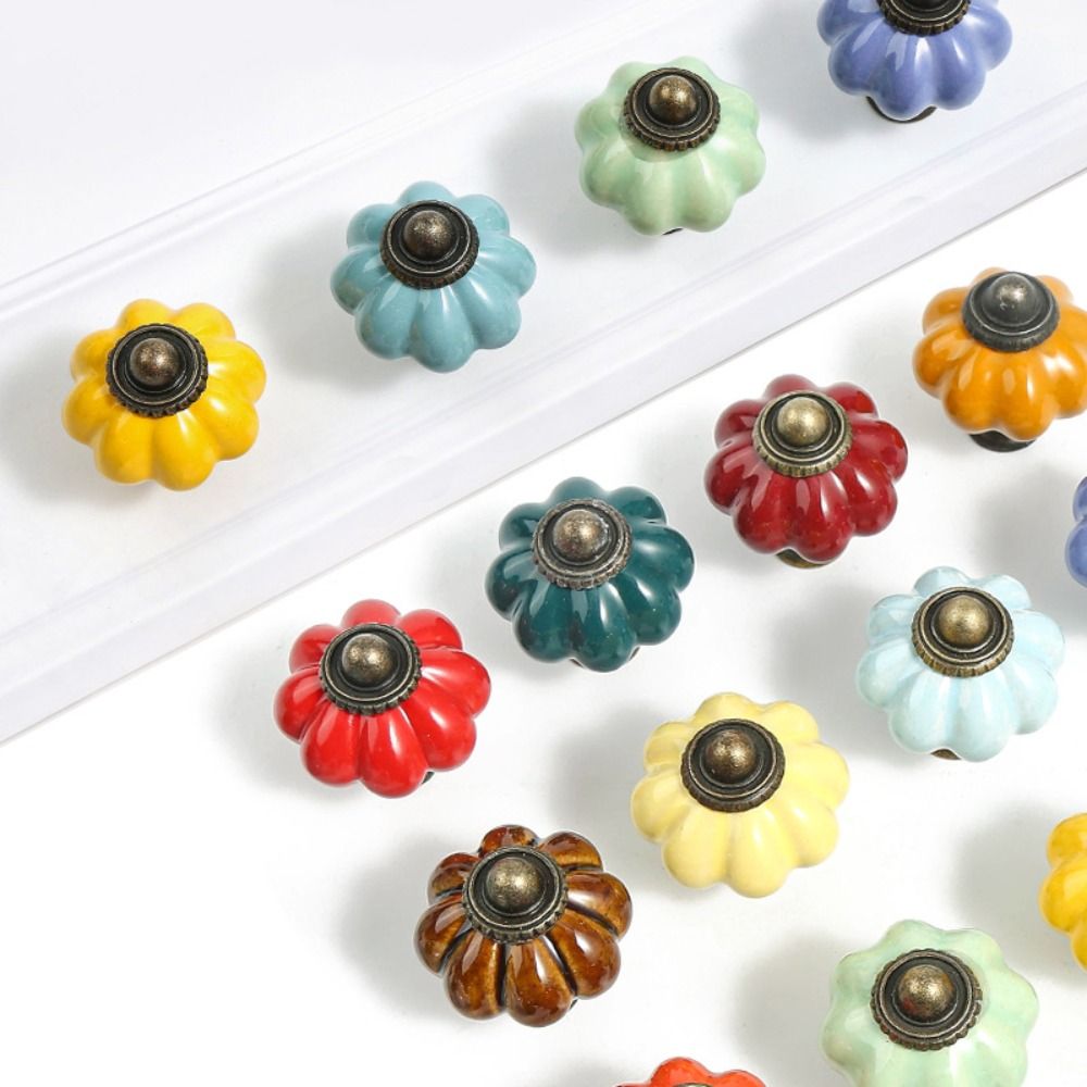 Simple Single Hole Ceramic Pum - Cabinet Knob Round ulasan dan harga