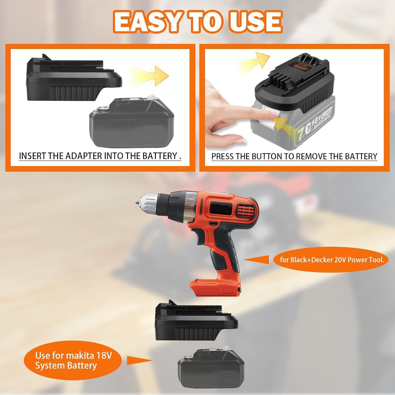 Converter for Makita to for Bl - Black+Decker Tool Cordless ulasan dan harga